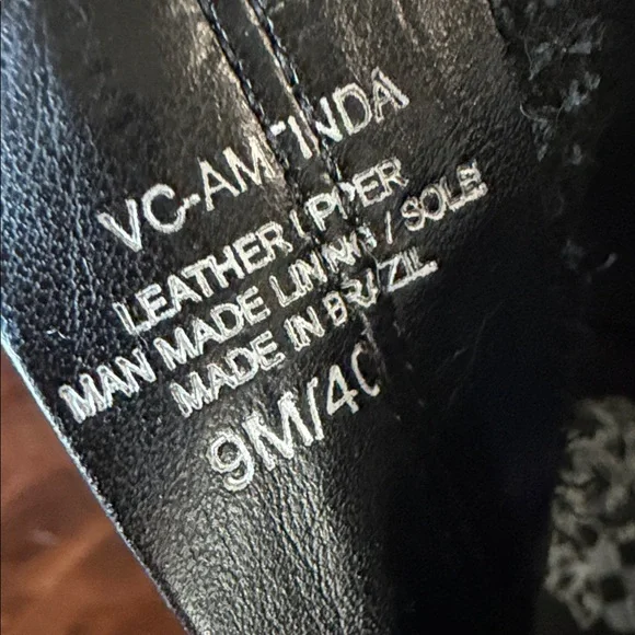 Vince Camuto Amanda Black Leather Ankle Boots – Size 9 | NWOT - Picture 6 of 6